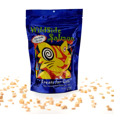 Wildside Salmon Freeze Dried Cat Treats - 3oz