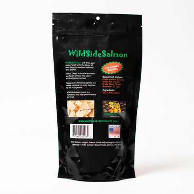 Wildside Salmon Freeze Dried "Big Dog" Treats - 4oz